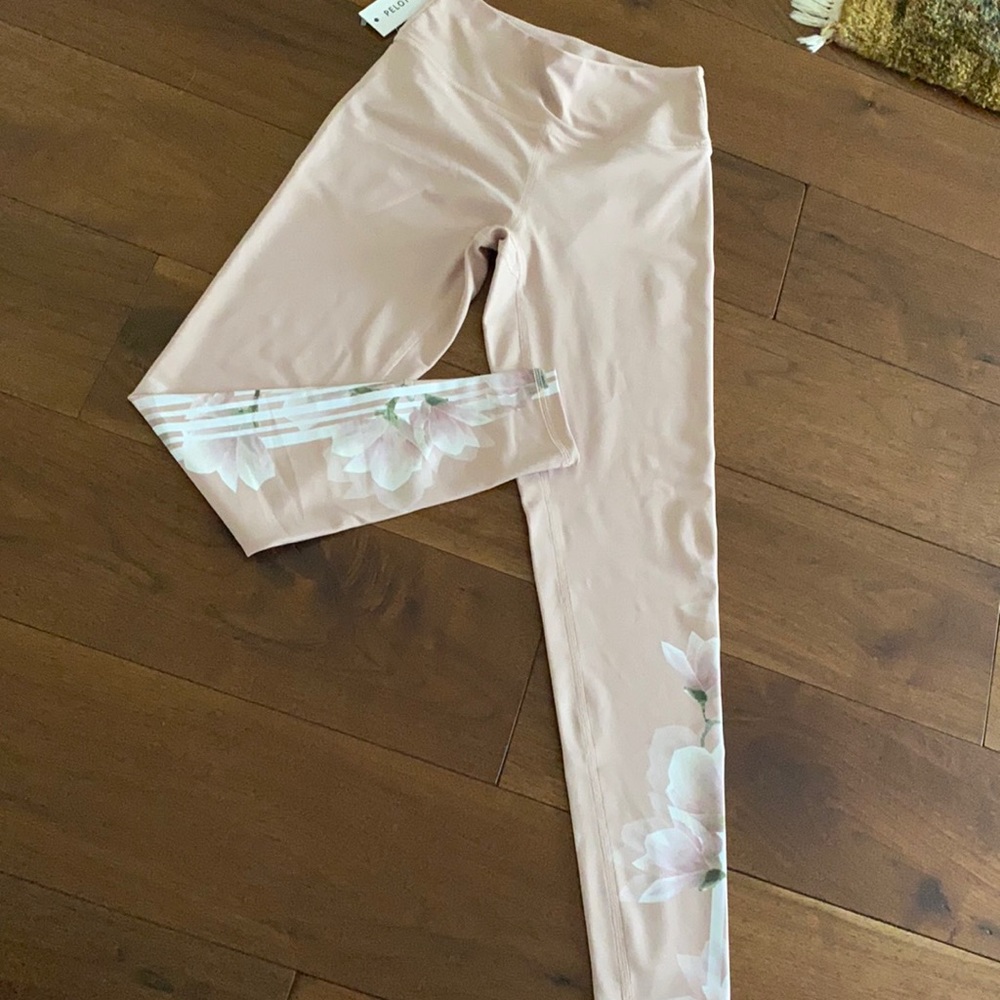 Peloton track stripe sculpt leggings NWT